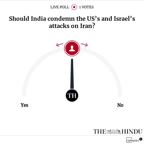 Should India condemn the US's and Israel's attacks on Iran?