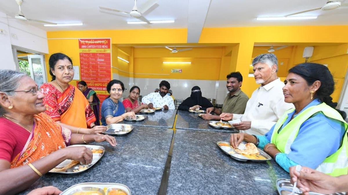 A birthday breakfast at an Anna Canteen
