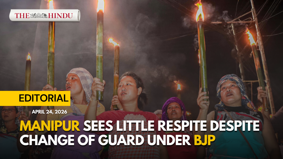 Watch: Manipur sees little respite despite a change of guard under the BJP | The Hindu Editorial