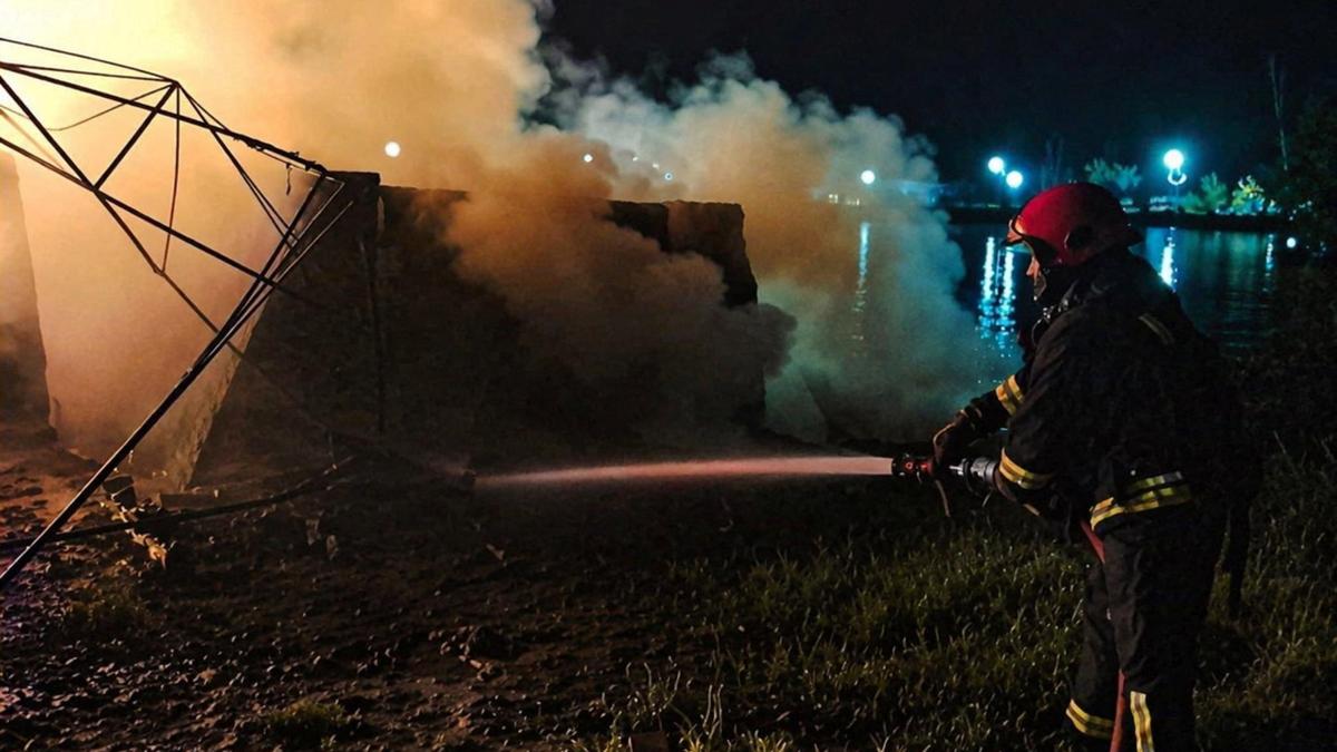 Russian attacks kill at least two as Ukraine strikes a Russian drone factory