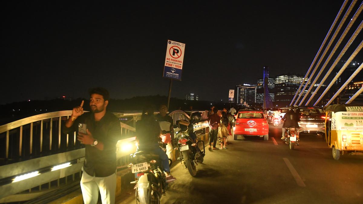 On Hyderabad flyovers, stopping for view and celebrations outweighs safety