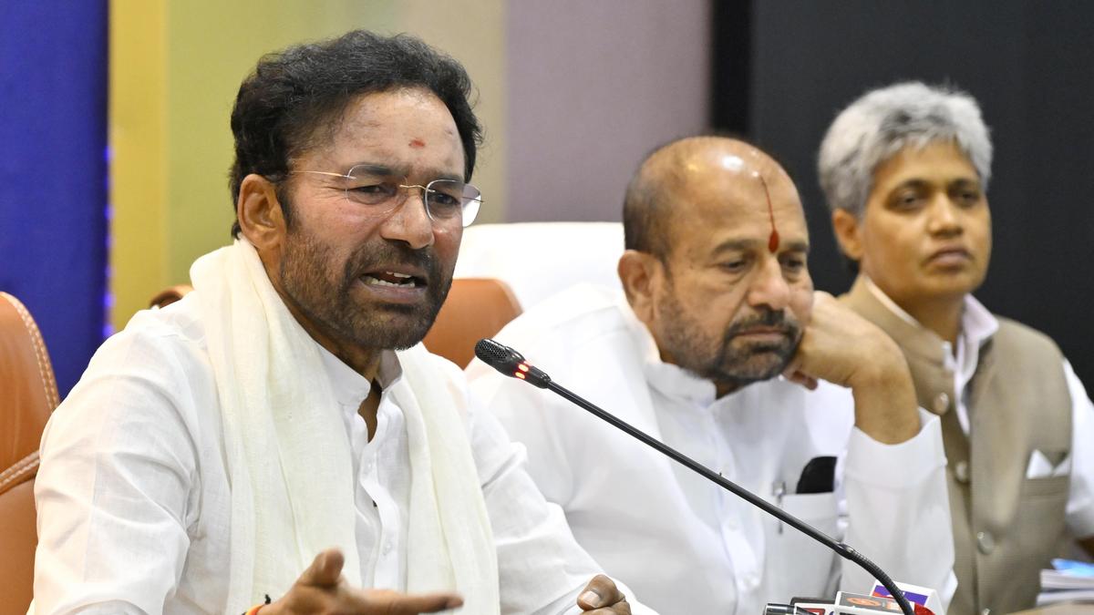 Komuravelli railway station nearing completion, says Kishan Reddy