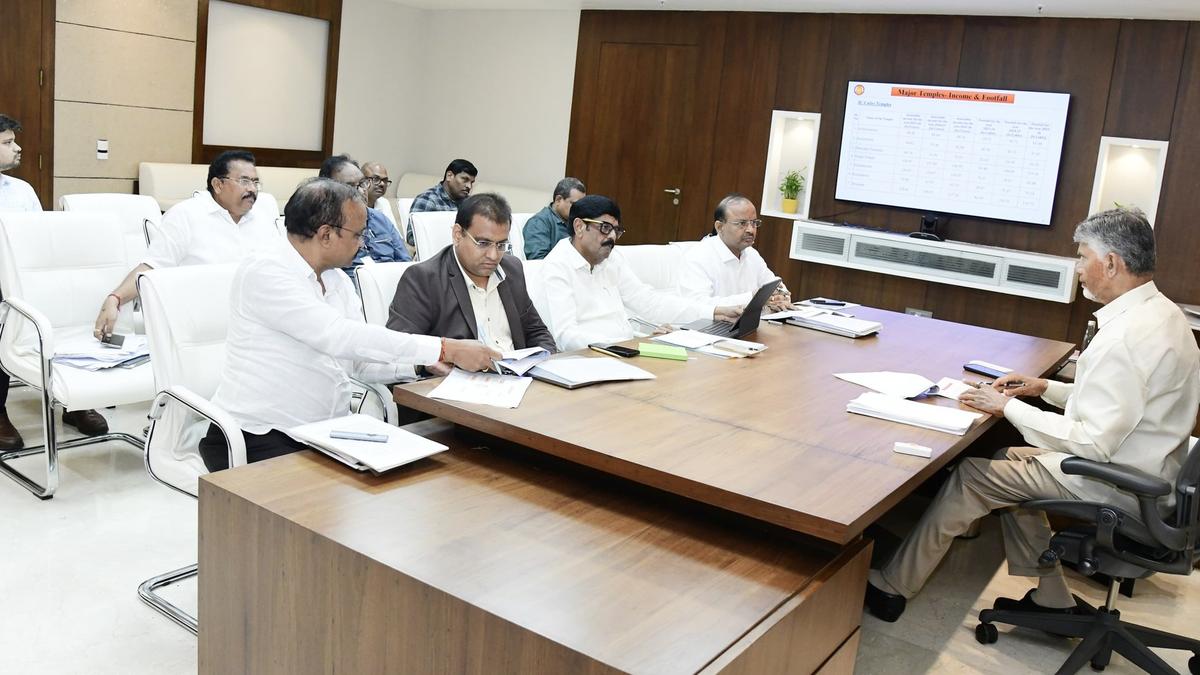 Naidu orders 5000 temples in two years using Srivani funds and temple town development plans