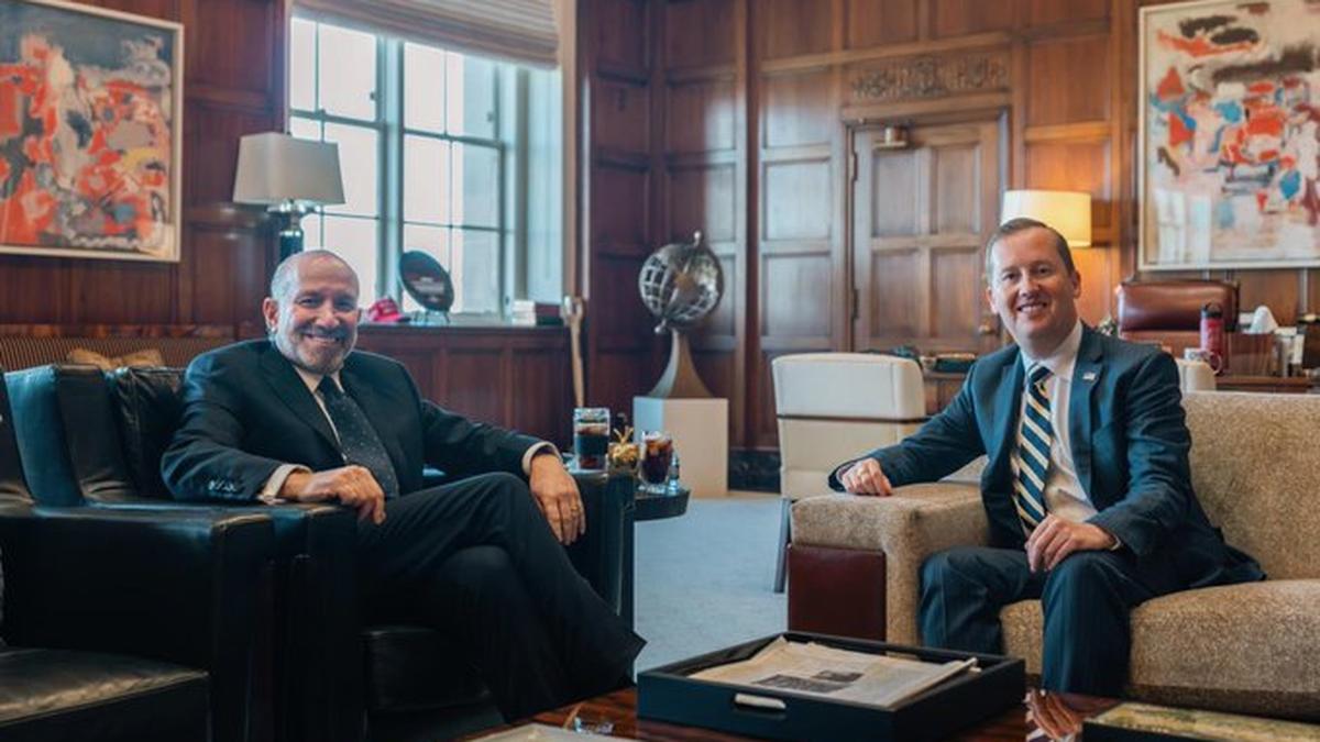 U.S. envoy to India Gor meets U.S. Commerce secretary Lutnick