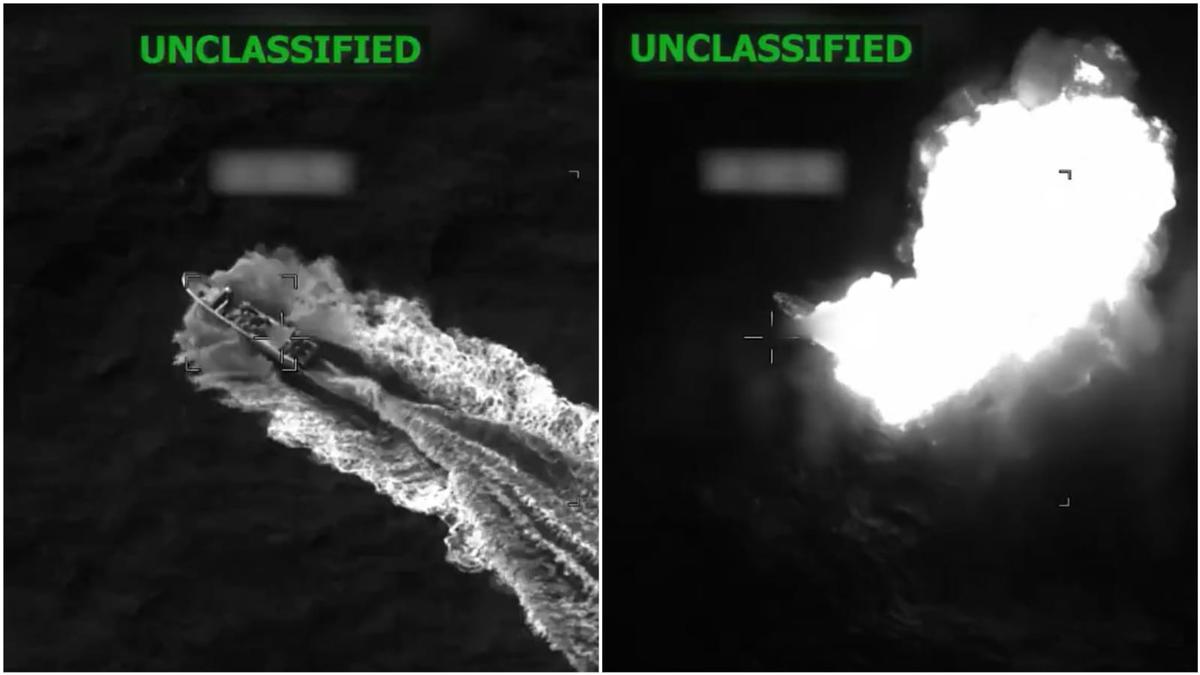 U.S. says three killed in boat strike as campaign toll hits 185