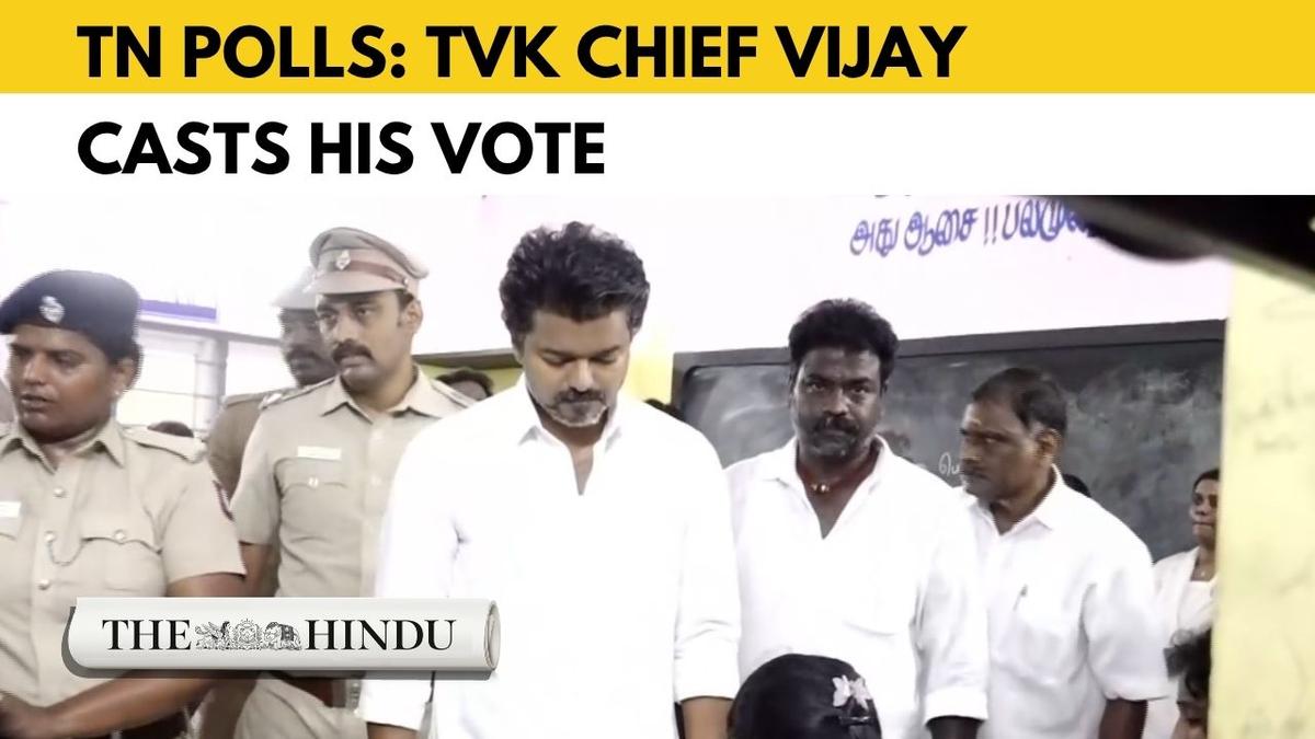 TN Polls 2026: TVK Chief Vijay casts his vote