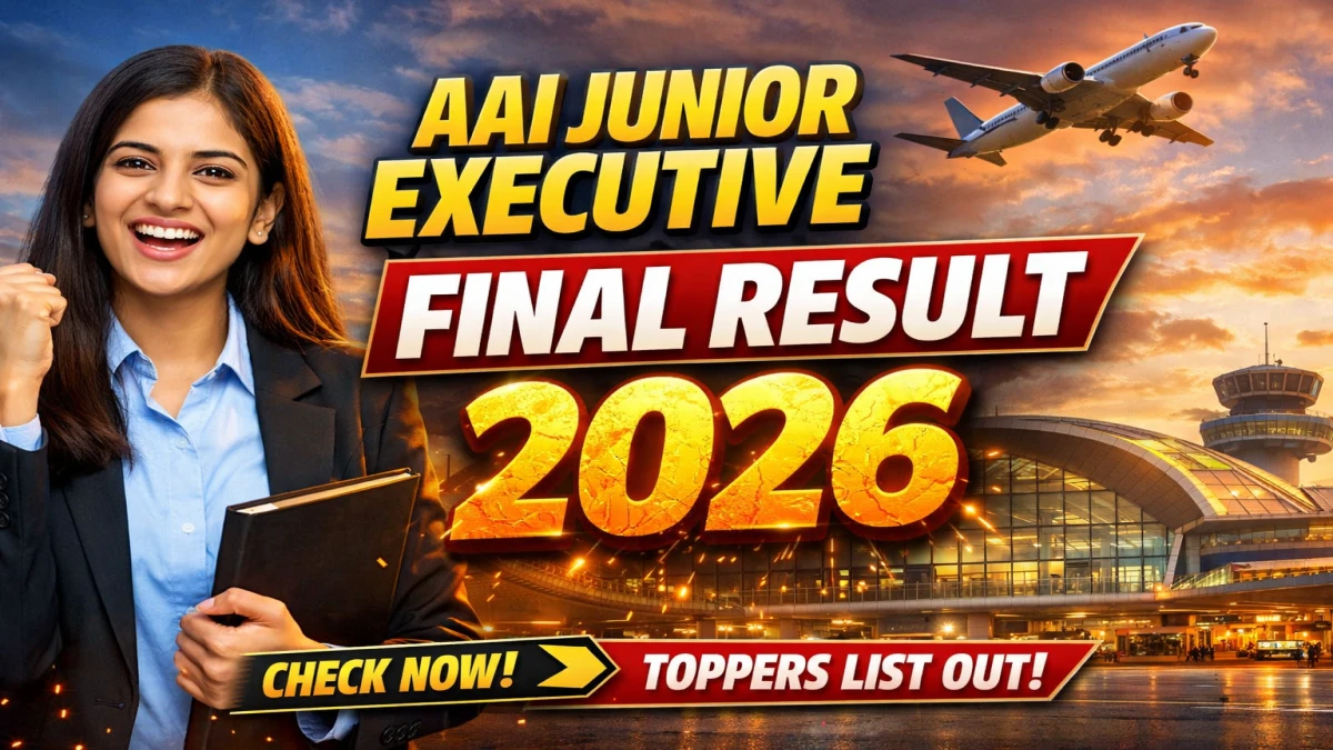 AAI Junior Executive Final Result 2026 OUT (Direct Link)
