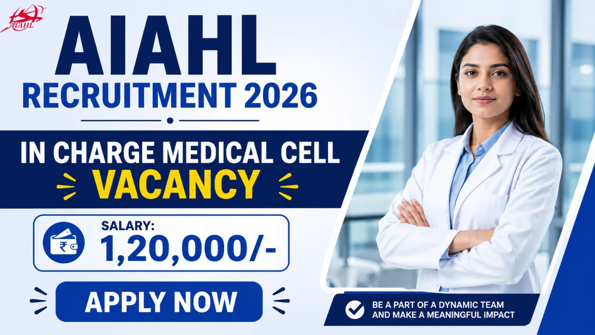 AIAHL In-Charge Medical Cell Recruitment 2026