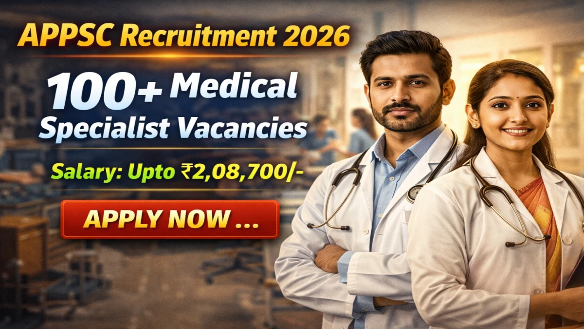 APPSC Medical Specialist Recruitment 2026