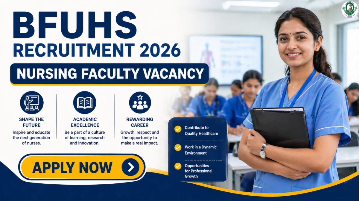 BFUHS Nursing Faculty Recruitment 2026