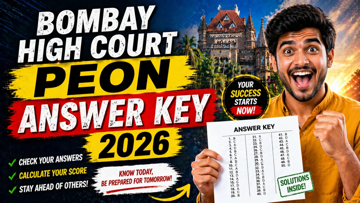 Bombay High Court Peon Answer Key 2026 – Download PDF, Response Sheet & Objection Link