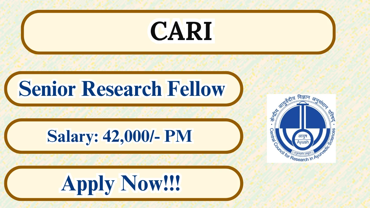 CARI Senior Research Fellow Recruitment 2026