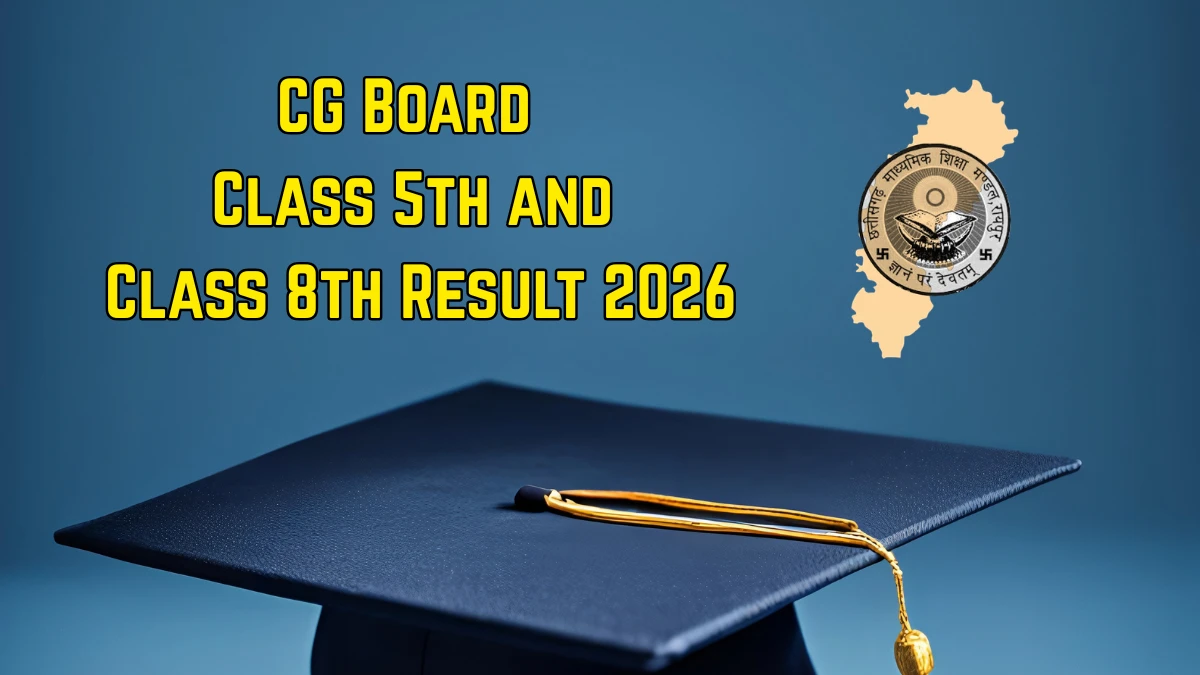 CG Board Class 5th & Class 8th Result 2026 Out