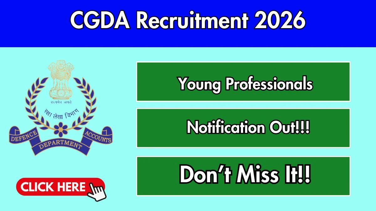CGDA Young Professionals (YPs) Recruitment 2026