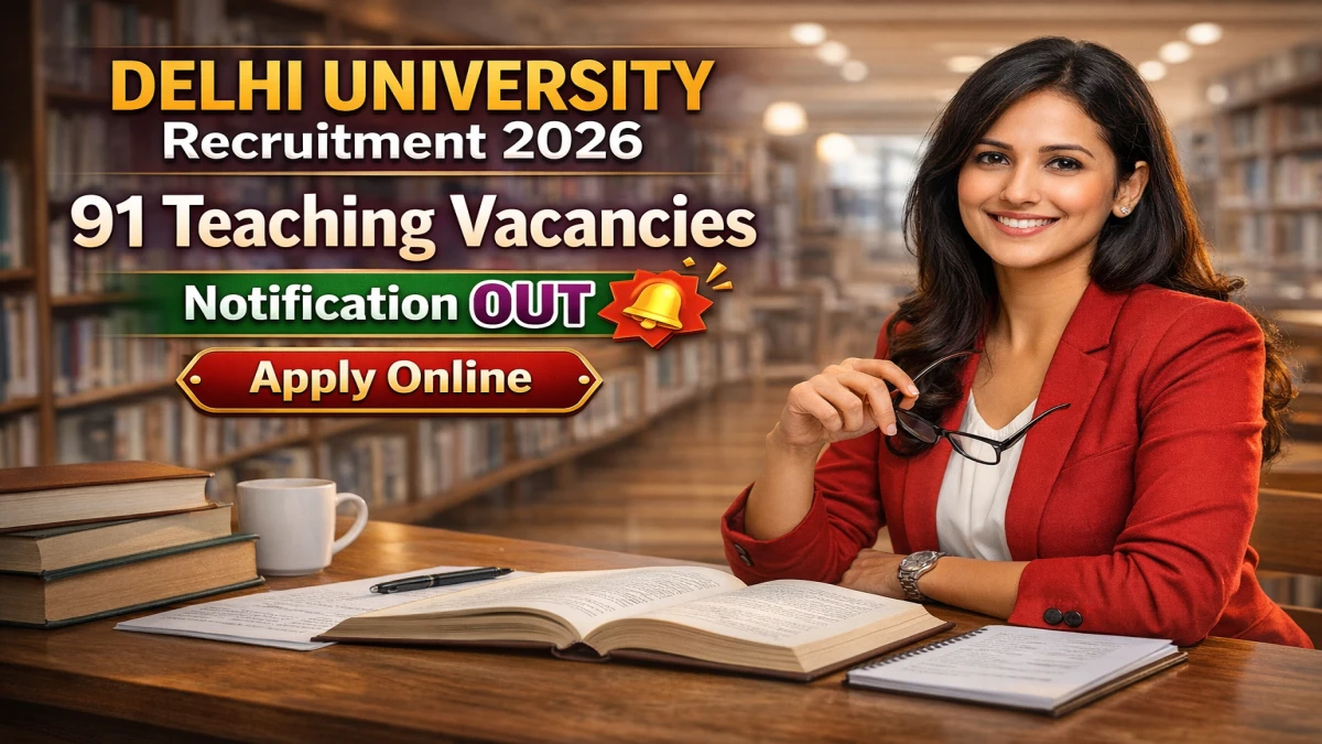 Delhi University Teaching Recruitment 2026