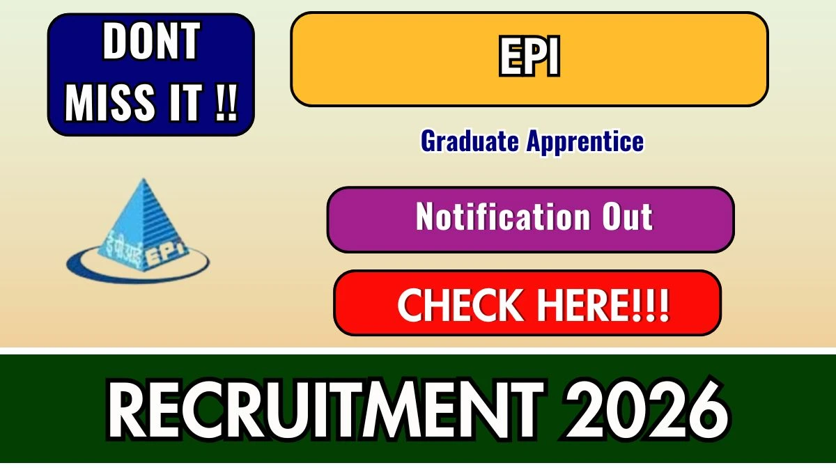 EPI Graduate Apprentice Recruitment 2026