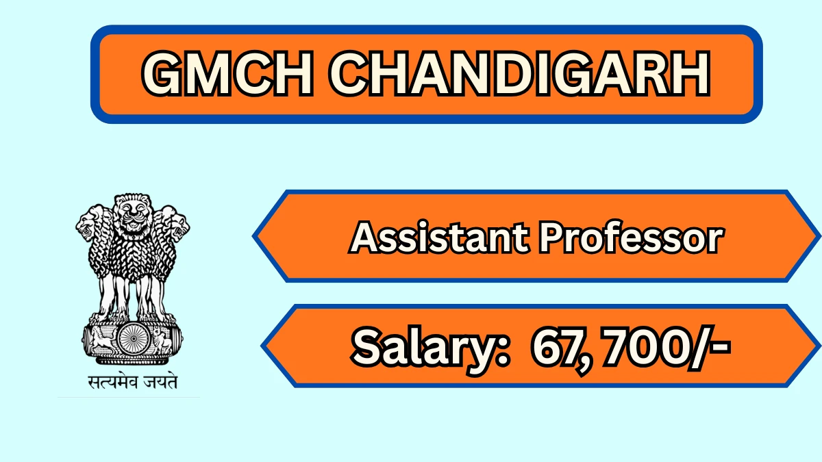 GMCH Chandigarh Recruitment 2026 – Apply Online for 17 Assistant Professor Posts
