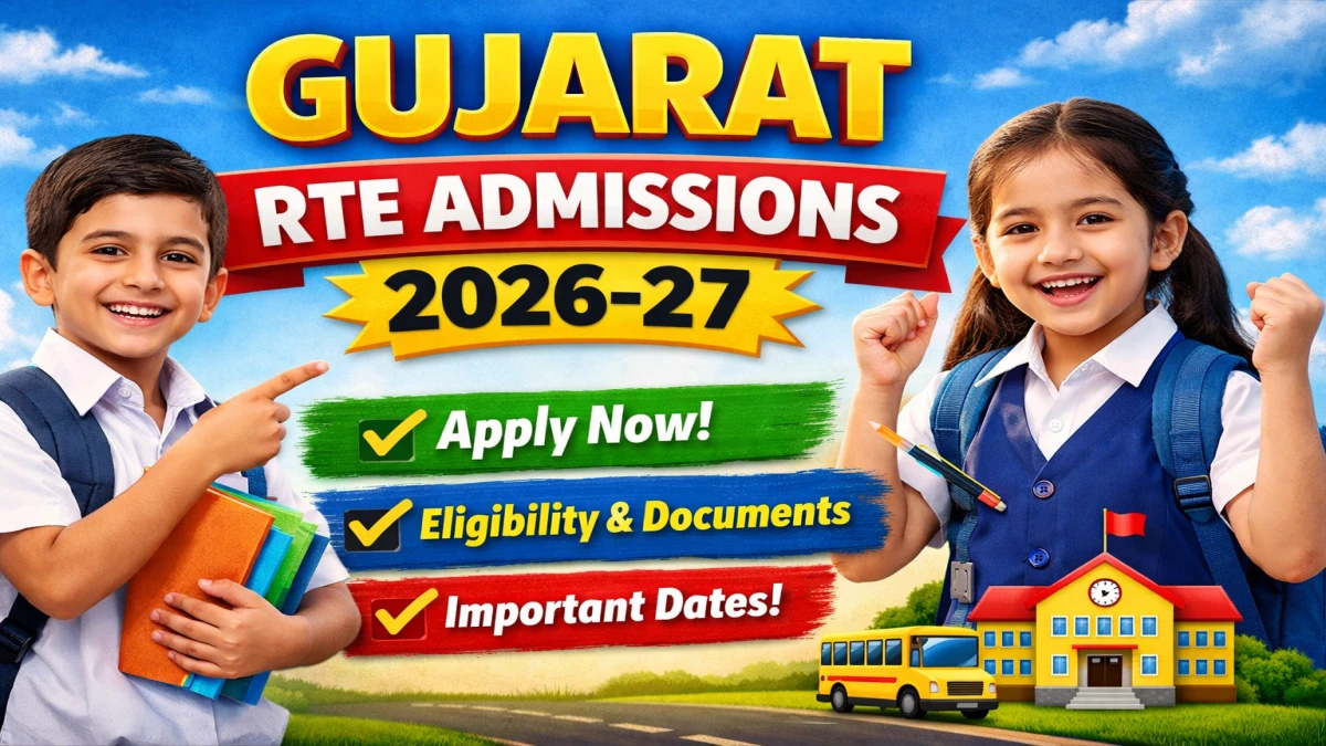 Gujarat RTE Admission 2026-27 Form Date, Apply Online link, Eligibility, Required documents