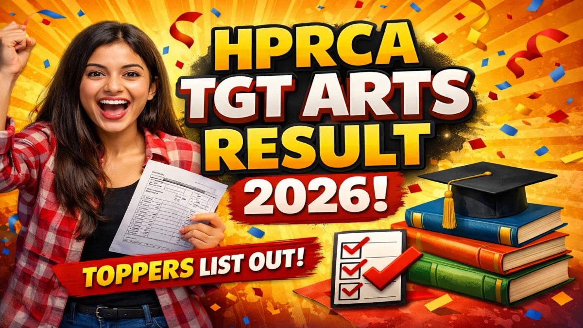 HPRCA TGT Arts Result 2026 OUT (Direct Link)