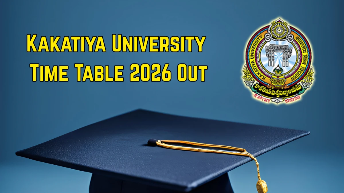 Kakatiya University MBA and MCA Time Table 2026 Announced @ kuexams.org Details Here