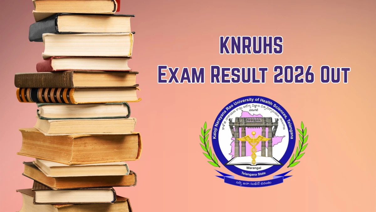 KNRUHS Exam Result 2026 Out