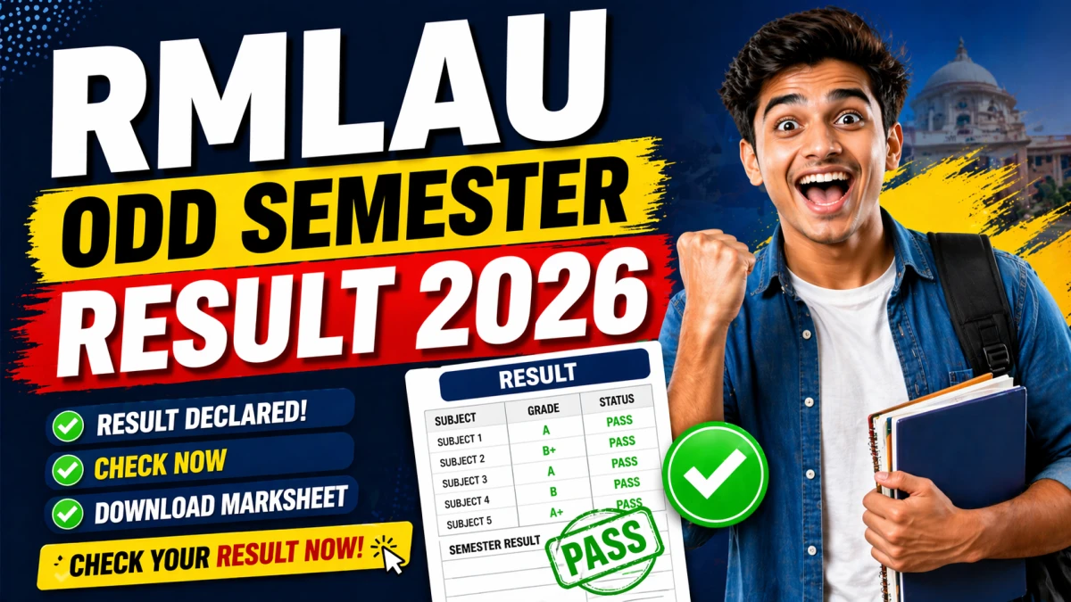 RMLAU Result 2026 Out – Check UG & PG Odd Semester Results Online at rmlau.ac.in