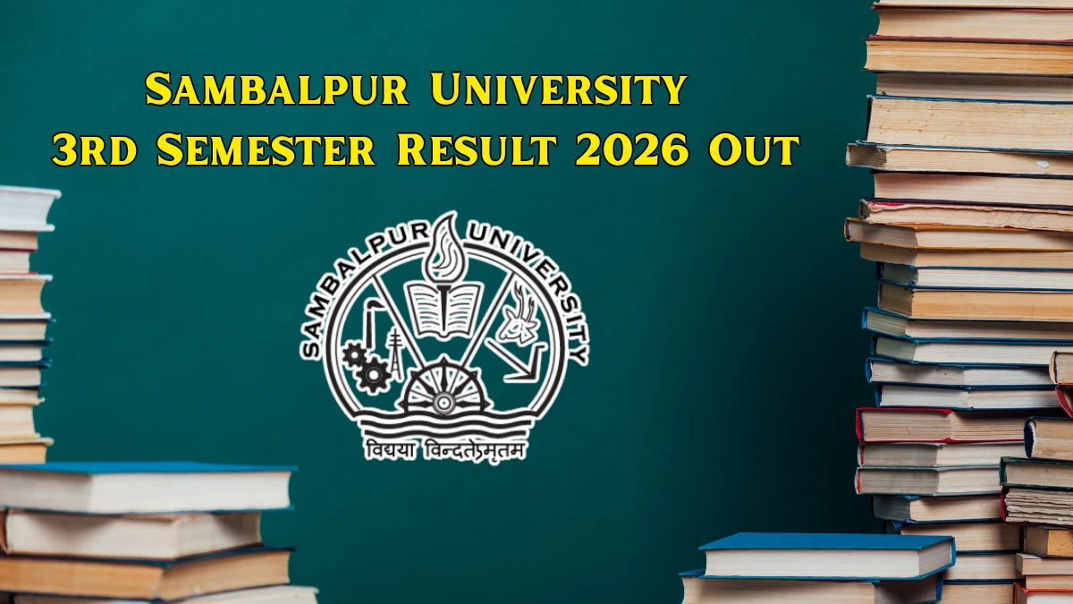 Sambalpur University 3rd Semester Result 2026 Out