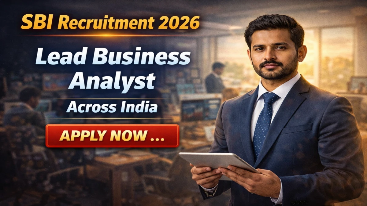 SBI SCO Recruitment 2026 – Apply Online for 08 Lead Business Analyst Posts