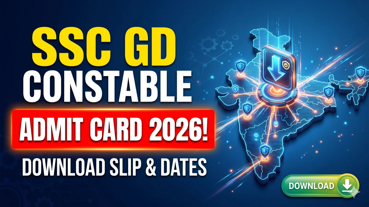 SSC GD Constable Admit Card 2026