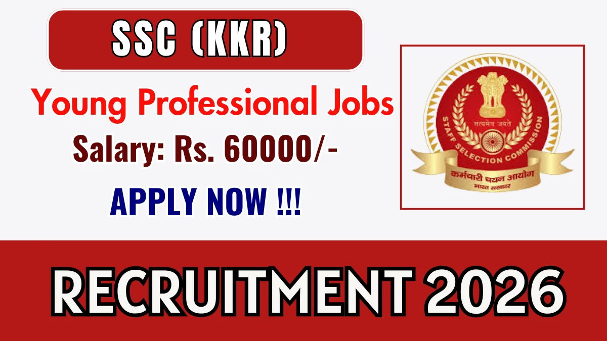 SSC (KKR) Young Professional Recruitment 2026