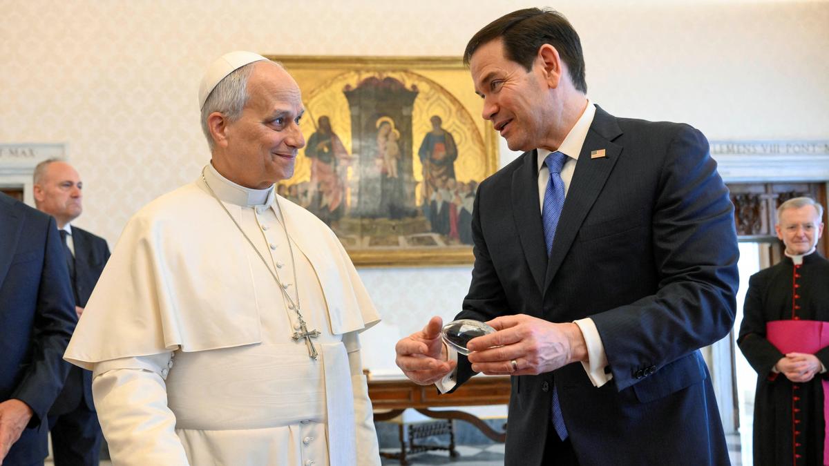Rubio in Vatican for talks with Pope Leo XIV after tensions over Trump’s criticism