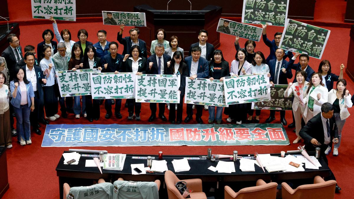 Taiwan’s Parliament approves $25 billion defence spending bill