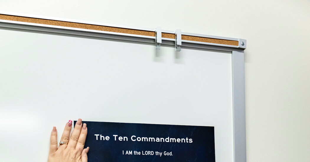 Opinion | Posting the Ten Commandments in Classrooms