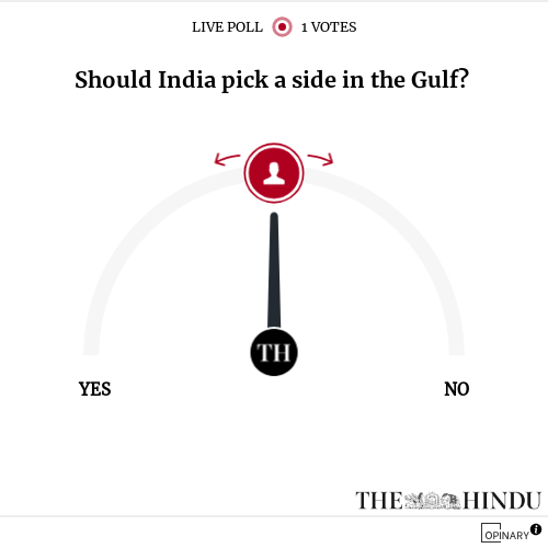Should India pick a side in the Gulf? 