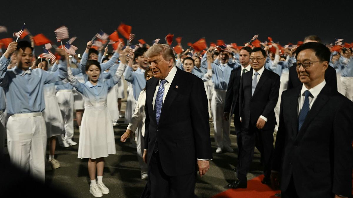 Donald Trump lands in Beijing for vital talks with Xi Jinping