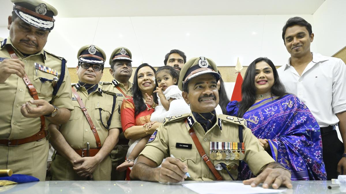 C.V. Anand takes charge as Telangana DGP