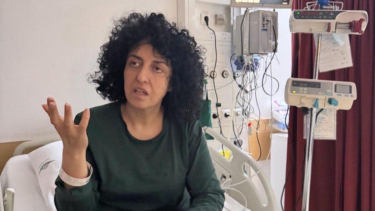 Nobel laureate Narges Mohammadi transferred to a Tehran hospital, her foundation says