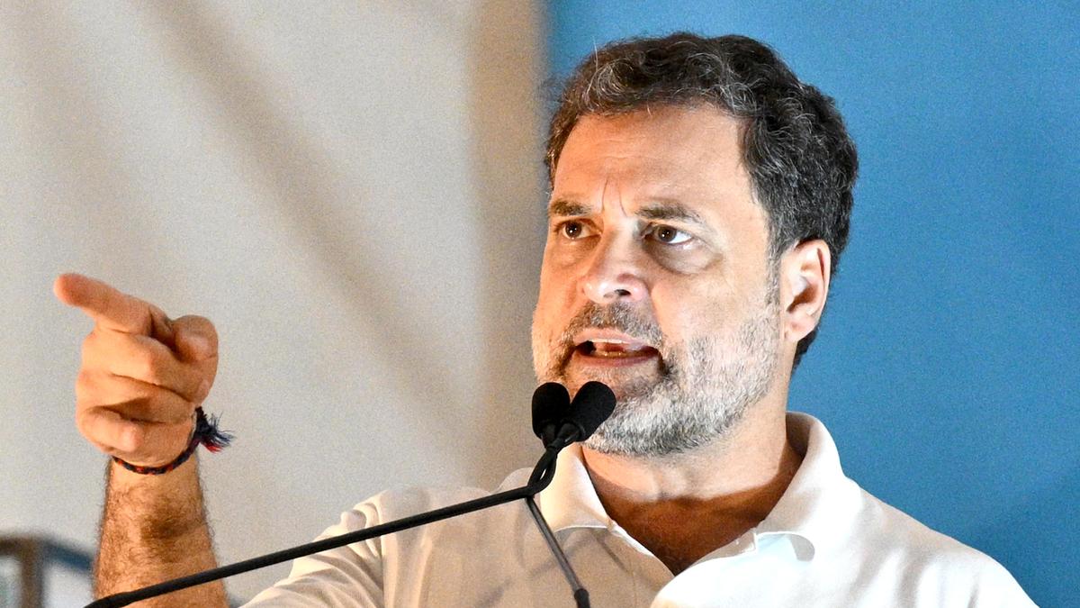Rahul Gandhi cites Gujarat BJP chief’s ‘indecent remarks’ against Geniben Thakor