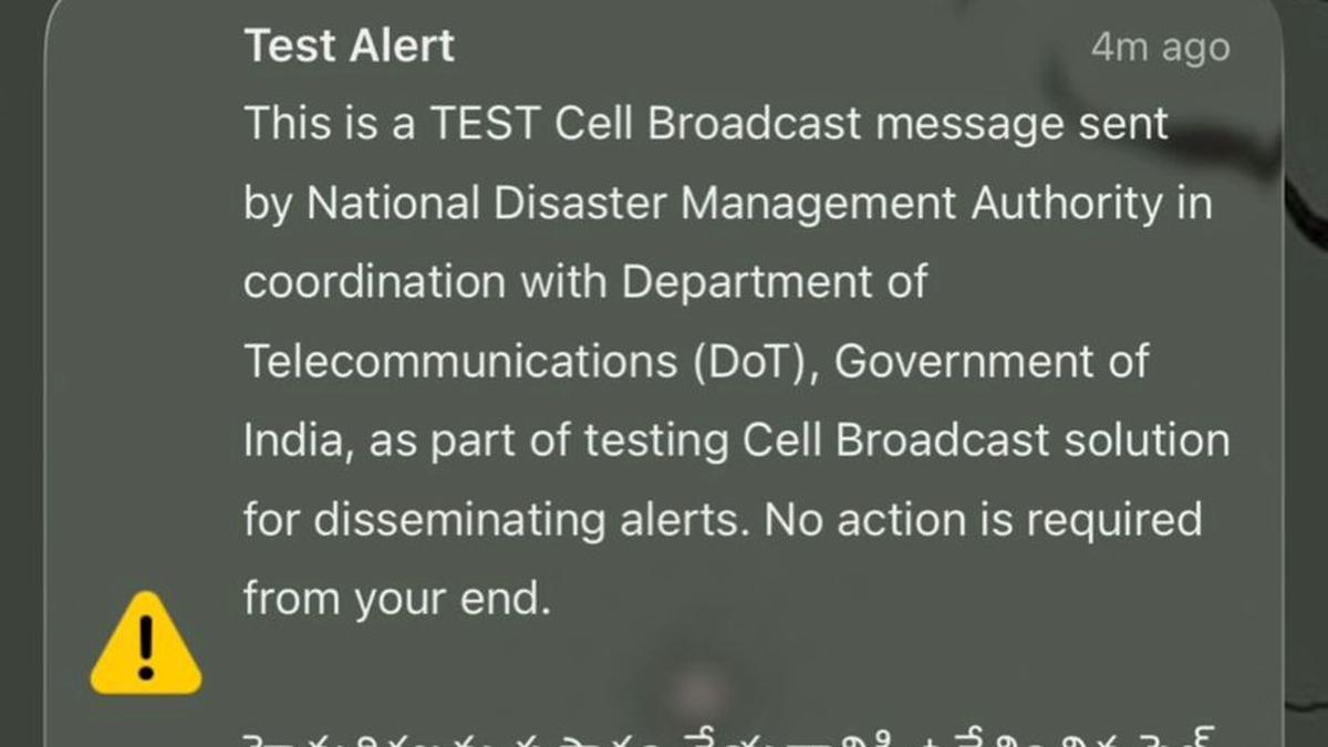Hyderabadis receive test alert messages on phones May 2 as nationwide test rolls out