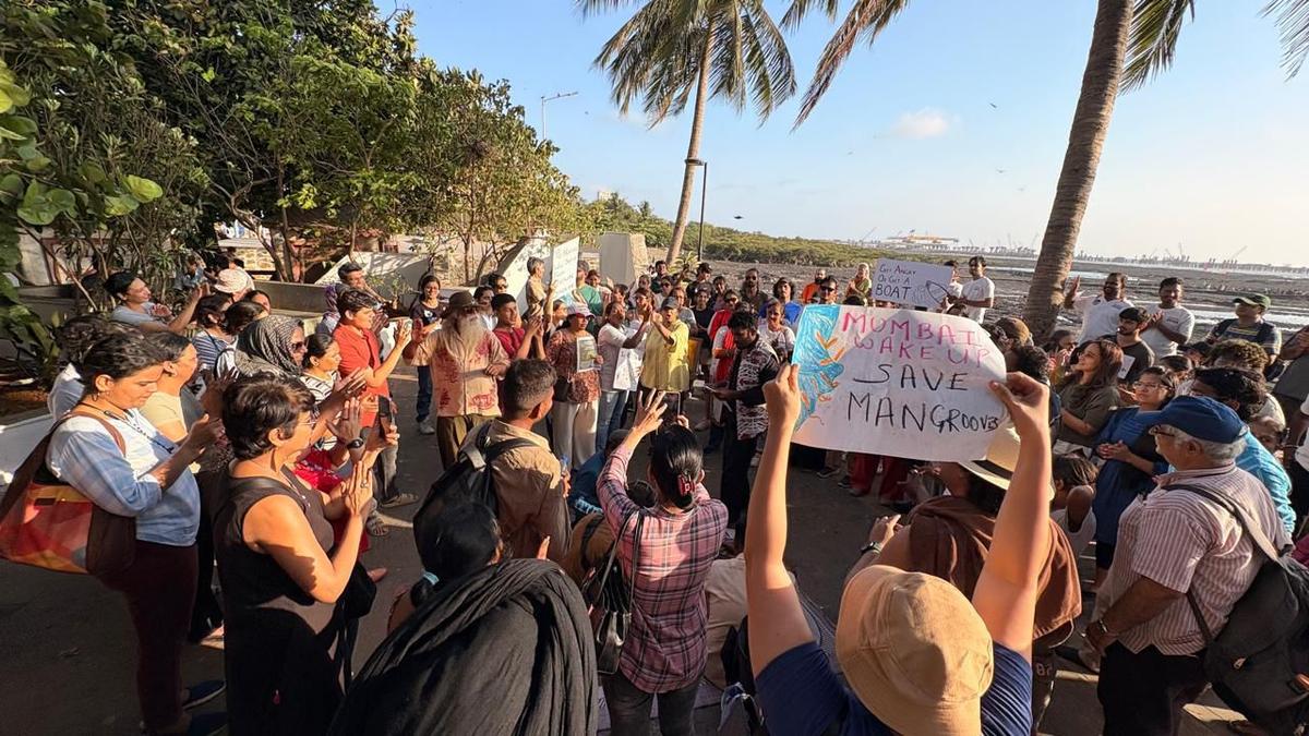 Citizens continue protests against proposed felling of 45,000 mangrove trees in Mumbai for Coastal Road project