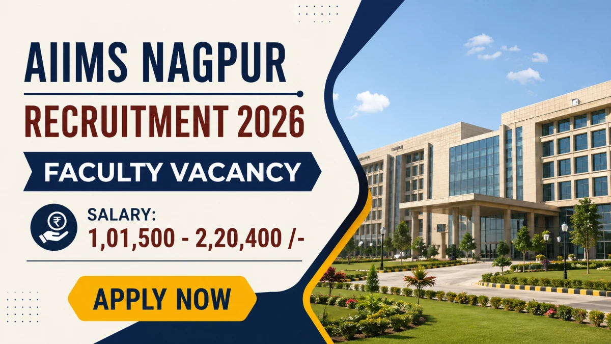 AIIMS Nagpur Recruitment 2026 – Apply Online for 80 Faculty Posts