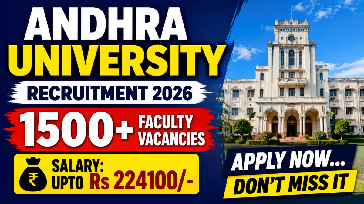 AP University Assistant Professor Recruitment 2026