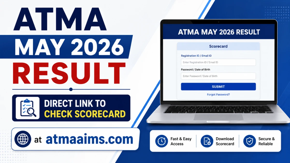 ATMA May 2026 Result – Direct Link to Check Scorecard at atmaaims.com
