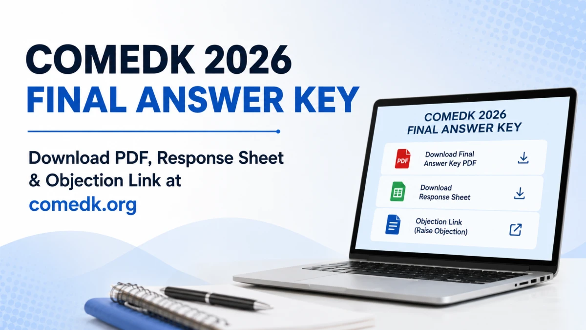 COMEDK 2026 Final Answer Key Out