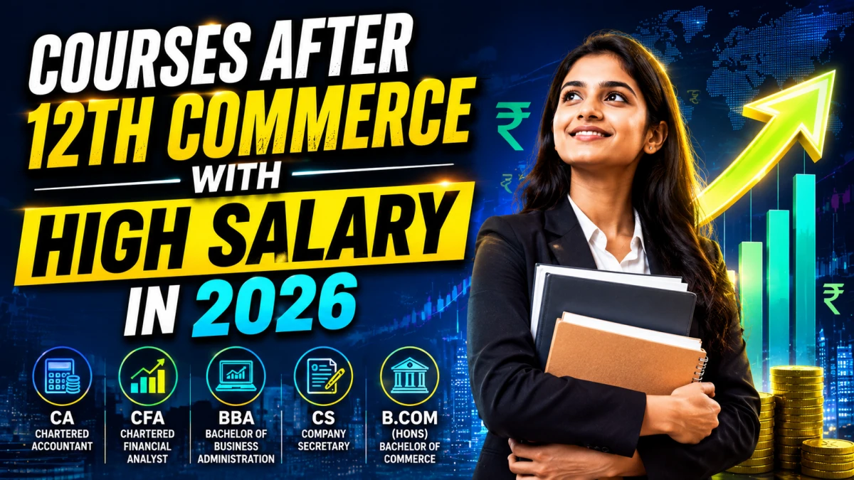 Best 10 Courses After 12th Commerce with High Salary in 2026