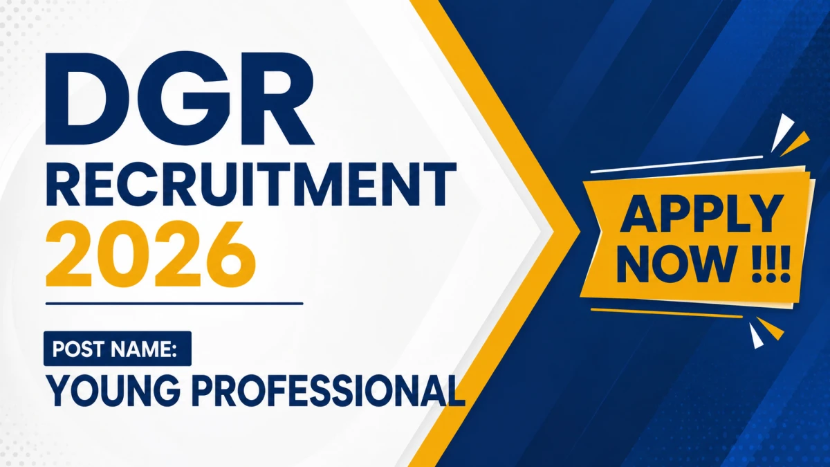 DGR Young Professional Recruitment 2026