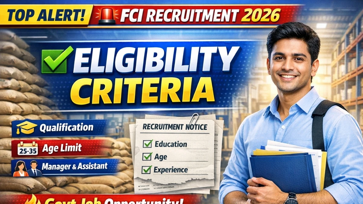 Check Qualification, Age Limit, Post-Wise Eligibility & Relaxation