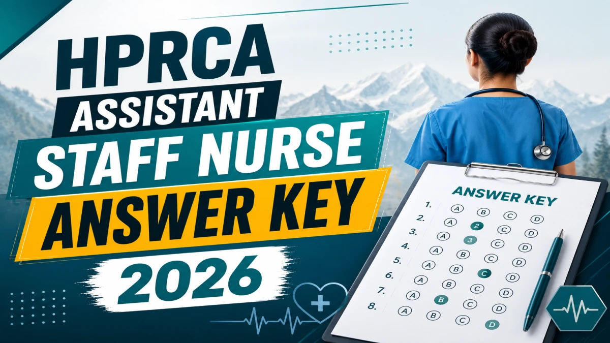 HPRCA Assistant Staff Nurse Answer Key 2026 OUT