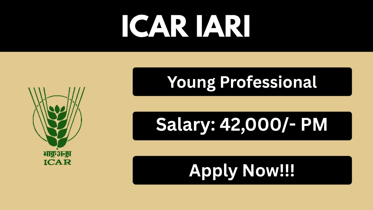 ICAR IARI Young Professional II Recruitment 2026