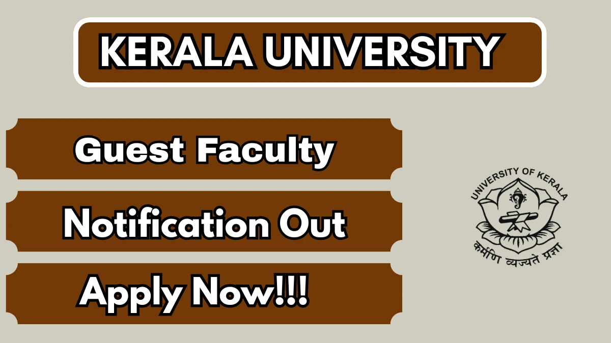 Kerala University Guest Faculty Recruitment 2026